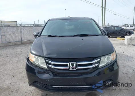 2014 Honda Odyssey Ex-L z USA, uszkodzony, nr VIN 5FNRL5H65EB016515